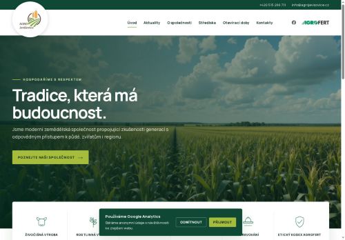 Zobrazit webové stránky AGRO JEVIŠOVICE a.s.