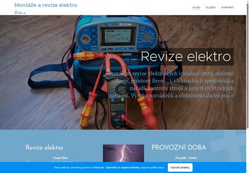 Zobrazit webové stránky Pavel Říha - revize