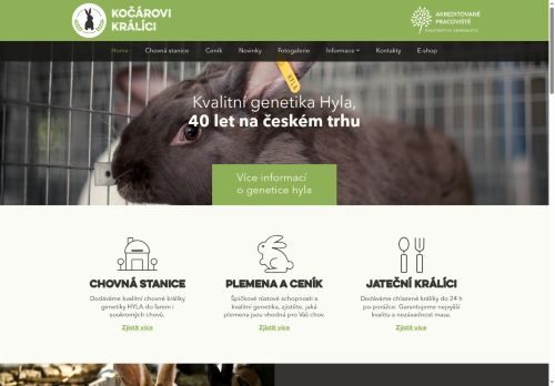Zobrazit webové stránky Kočárovi králíci