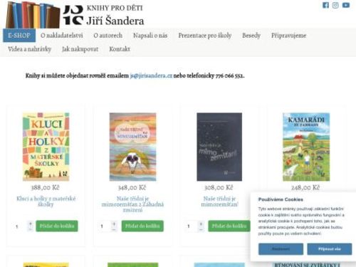 Jiří Šandera - literární tvorba