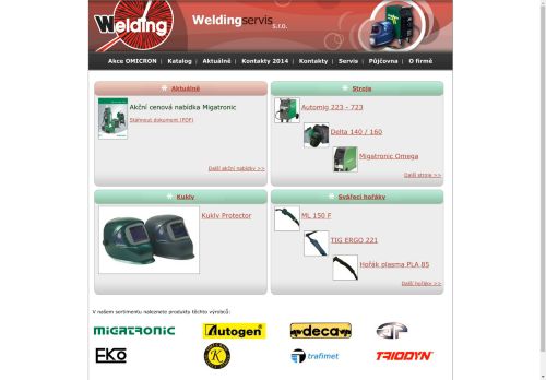 Zobrazit webové stránky WELDING - SERVIS, s.r.o.