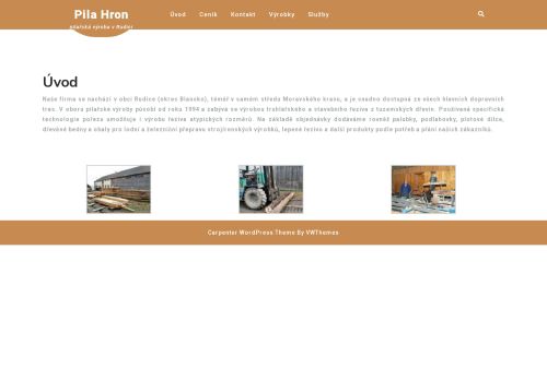 Zobrazit webové stránky Pila Hron