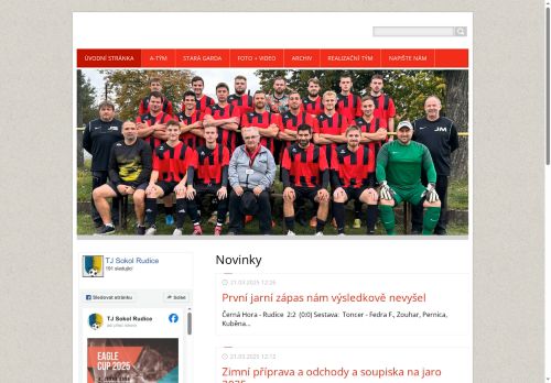 Zobrazit webové stránky TJ Sokol Rudice