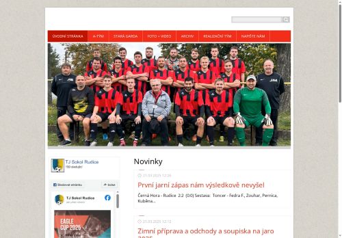 Zobrazit webové stránky TJ Sokol Rudice