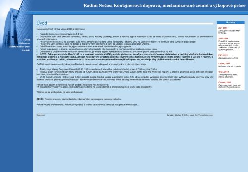 Zobrazit webové stránky Kontejnery Nečas