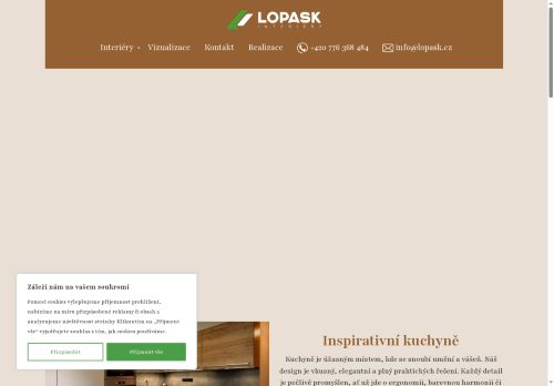 Zobrazit webové stránky Interiéry Lopask