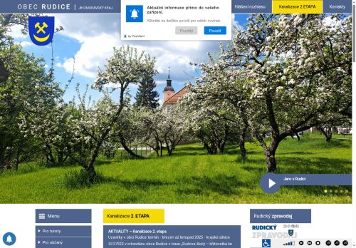 Zobrazit webové stránky Obecní úřad Rudice