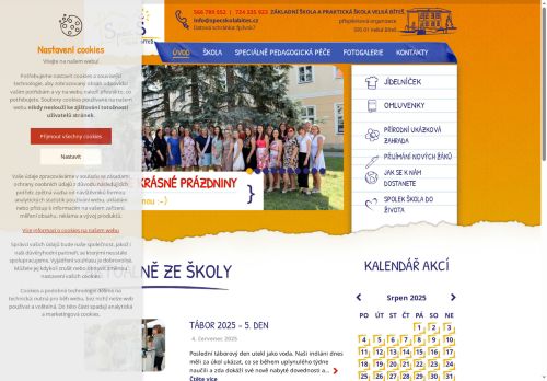 Zobrazit webové stránky Základní škola Velká Bíteš, Tišnovská 116, příspěvková organizace