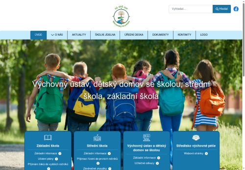 Zobrazit webové stránky Výchovný ústav, dětský domov se školou, SŠ, ZŠ a ŠJ
