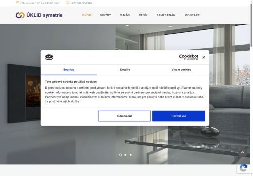 Zobrazit webové stránky ÚKLID symetrie s.r.o
