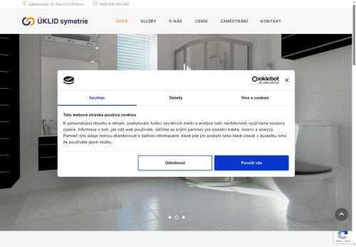 Zobrazit webové stránky ÚKLID symetrie s.r.o