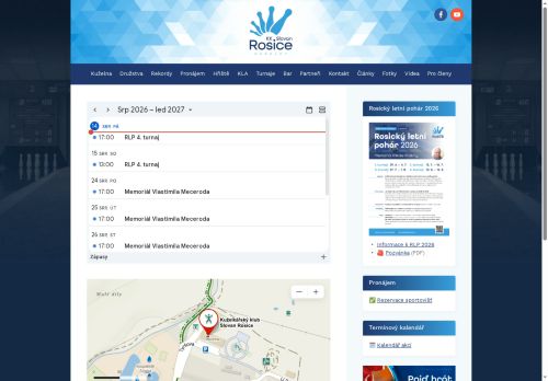 Zobrazit webové stránky Kuželkářský Klub Slovan Rosice, o.s.