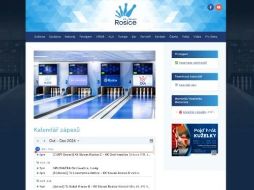 Kuželkářský Klub Slovan Rosice, o.s.