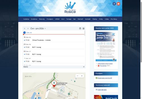 Zobrazit webové stránky Kuželkářský Klub Slovan Rosice, o.s.