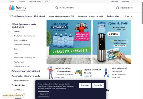 zdravavoda.cz s.r.o. nabízí práci na pozici sanitační technik - řidič v obci Uherský Brod