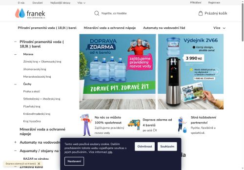 zdravavoda.cz s.r.o. nabízí práci na pozici sanitační technik - řidič v obci Uherský Brod