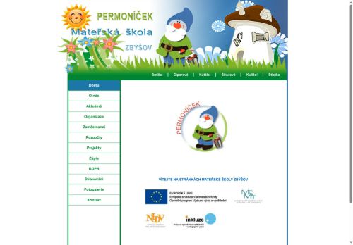 Zobrazit webové stránky Mateřská škola Zbýšov