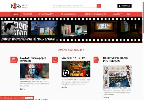 Zobrazit webové stránky Kino Réna