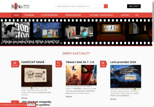 Zobrazit webové stránky Kino Réna