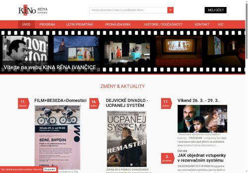Zobrazit webové stránky Kino Réna