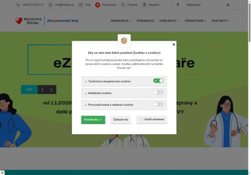 Zobrazit webové stránky Nemocnice Břeclav