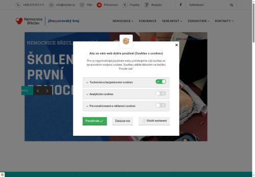Zobrazit webové stránky Nemocnice Břeclav