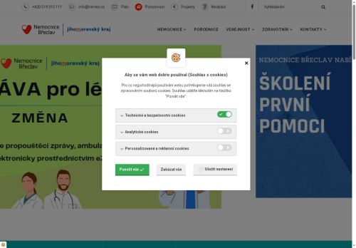 Zobrazit webové stránky Nemocnice Břeclav