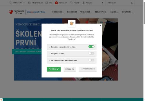 Zobrazit webové stránky Nemocnice Břeclav