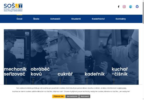 Zobrazit webové stránky Střední odborná škola Jana Tiraye Velká Bíteš