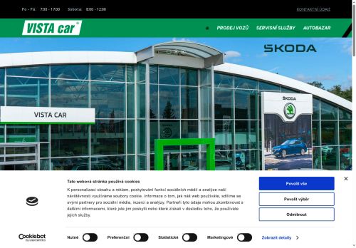 Zobrazit webové stránky Hyundai - VISTA car