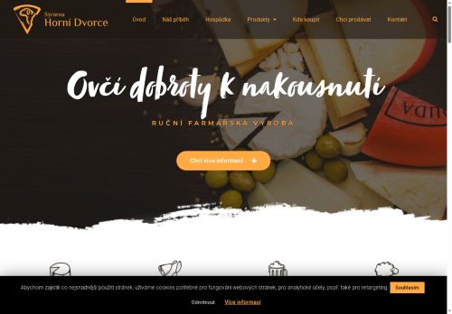 Webové stránky STATEK HORNÍ DVORCE s.r.o., Zahrádky