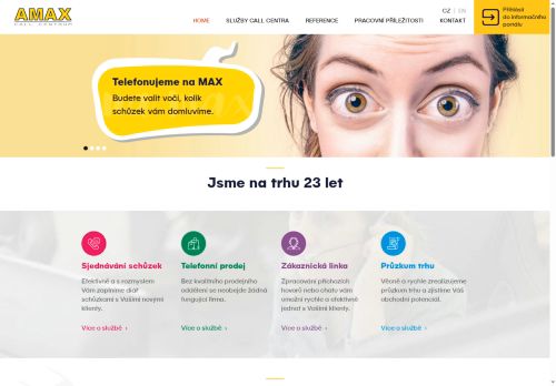 AMAX, s.r.o. nabízí práci na pozici Asistent/ka manažera BRNO - volná pracovní doba v obci Brno