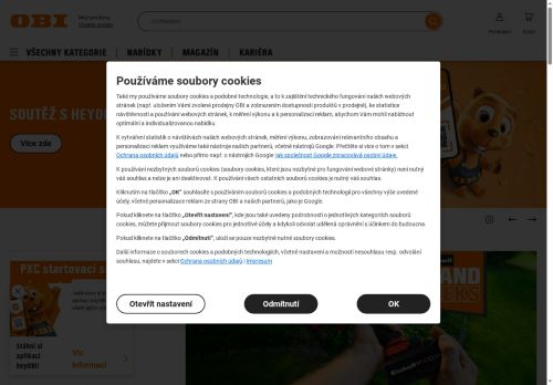Zobrazit webové stránky OBI - prodejna Kolín