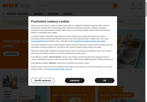 Zobrazit webové stránky OBI - prodejna Kolín