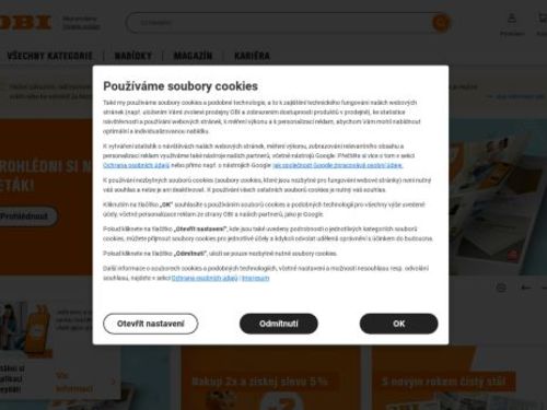 OBI - prodejna Kolín