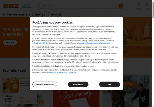 Zobrazit webové stránky OBI - prodejna Kolín