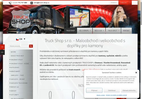 Truck Shop s.r.o. nabízí práci na pozici PRODAVAČ - PRODAVAČKA DOPLŇKŮ PRO KAMIONY v obci Lanžhot