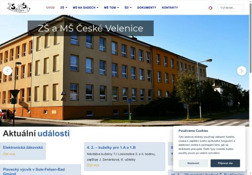 Základní škola a Mateřská škola České Velenice nabízí práci na pozici Učitelé na 1. stupni základních škol v obci České Velenice