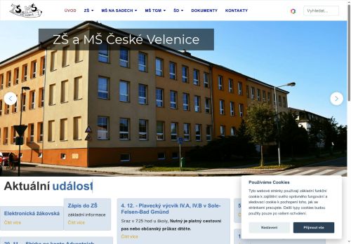 Základní škola a Mateřská škola České Velenice nabízí práci na pozici Učitelé na 1. stupni základních škol v obci České Velenice