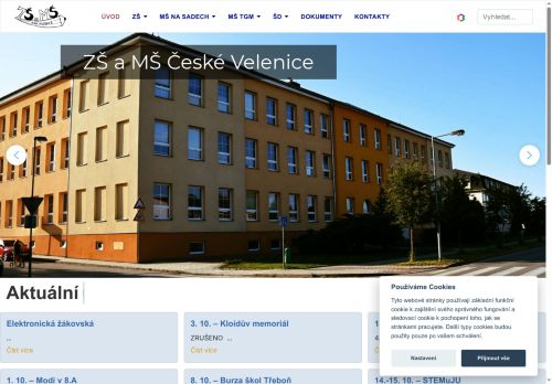 Základní škola a Mateřská škola České Velenice nabízí práci na pozici Učitelé v oblasti předškolní výchovy v obci České Velenice