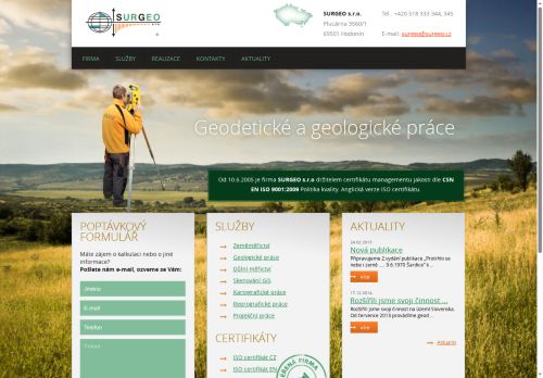 Zobrazit webové stránky SURGEO s.r.o.