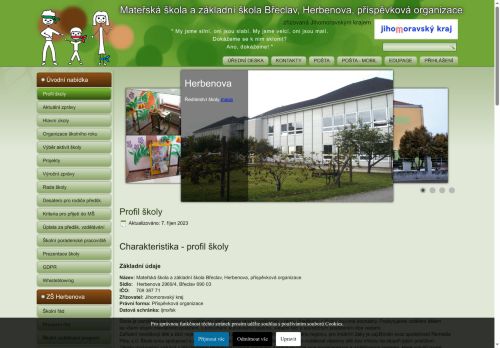 Mateřská škola a základní škola Břeclav, Herbenova, příspěvková organizace nabízí práci na pozici UČITEL/UČITELKA SPECIÁLNÍ PEDAGOG/ PEDAGOŽKA ZŠ v obci Břeclav