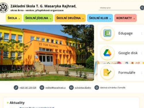 Základní škola T.G. Masaryka Rajhrad