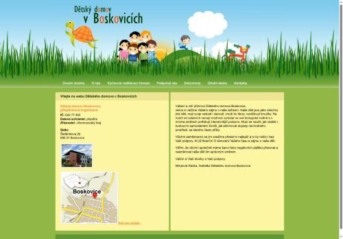 Zobrazit webové stránky Dětský domov v Boskovicích