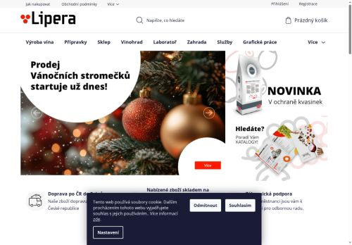 LIPERA s.r.o. nabízí práci na pozici POMOCNÝ SKLADNÍK/ POMOCNÁ SKLADNICE v obci Velké Bílovice