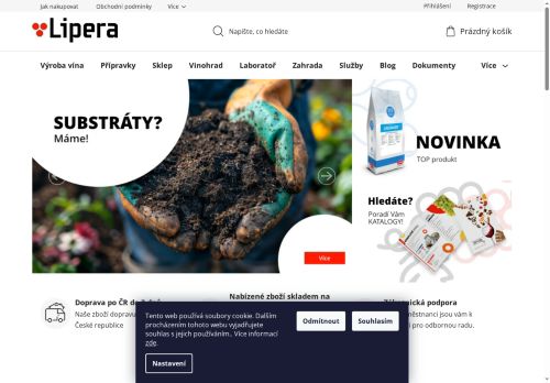 LIPERA s.r.o. nabízí práci na pozici POMOCNÝ SKLADNÍK/ POMOCNÁ SKLADNICE v obci Velké Bílovice