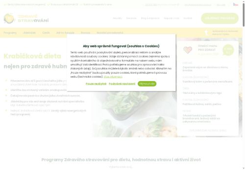 Webové stránky Zdravé stravování s.r.o., Strážnice