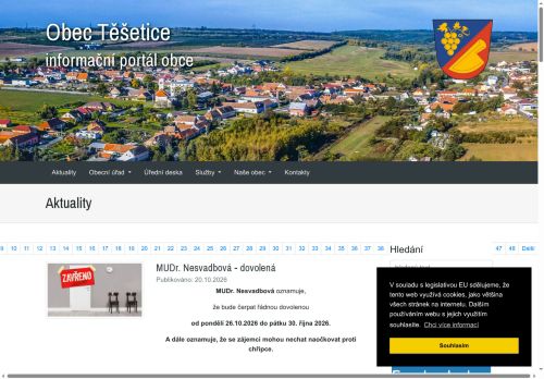 MATEŘSKÁ ŠKOLA, TĚŠETICE,OKRES ZNOJMO, PŘÍSPĚVKOVÁ ORGANIZACE nabízí práci na pozici Asistent / asistentka pedagoga v obci Těšetice