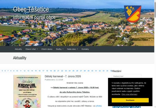 Zobrazit webové stránky Obecní úřad Těšetice