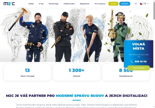 Mark2 Corporation Czech a.s. nabízí práci na pozici Uklízeč/ka v obci Brno